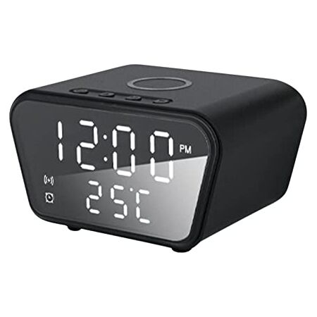 Reloj AY-21 Despertador Digital con Carga Rápida Inalámbrica