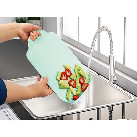 Ucsan Plastik Tabla de Cortar con Colador