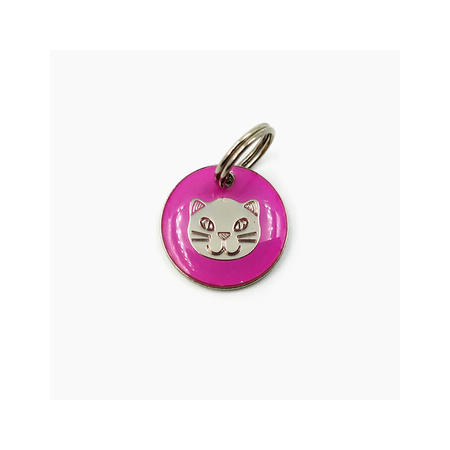 Peluditos Placa con Forma de Cara de Gato