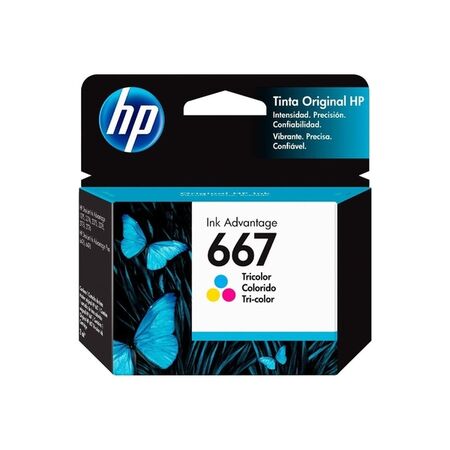 Hp 667 Cartucho de Tinta Tricolor