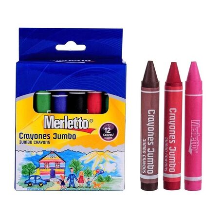 Merletto Crayones Jumbo 12/1