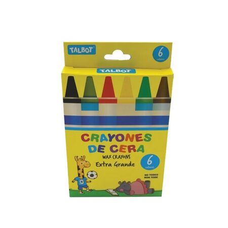 Talbot Crayones de Cera Extra Grande