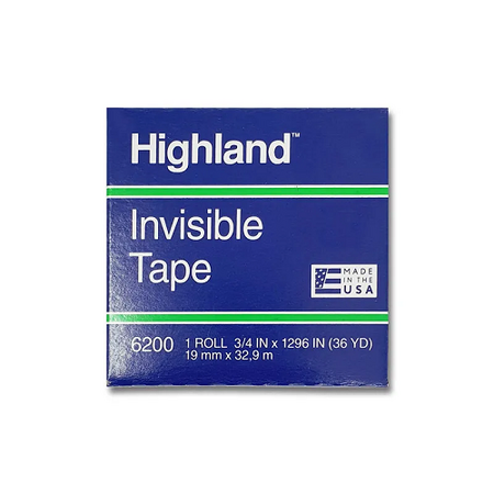 Highland 6200 Cinta Adhesiva Invisible