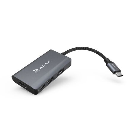 Adam Element Adaptador USB-C 4 en 1