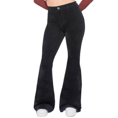 Jeans Pantalón Alto Campana