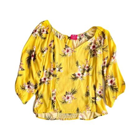 Ana V Blusa Floral Escote V