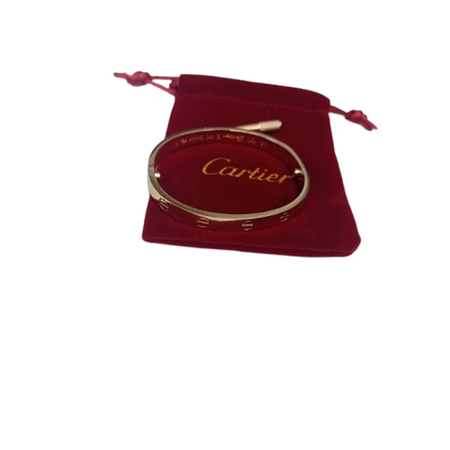 Brazalete Gold Love Estilo Cartier