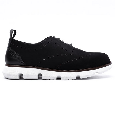 Valetz Breezy Oxford Sport Brogue Negro Nubuck