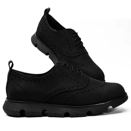 Valetz Flex Oxford Brogue Negro Nubuck