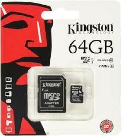 Kingston Tarjeta de Memoria Digital 64 GB