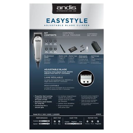 Andis 18695 Kit Easy Style
