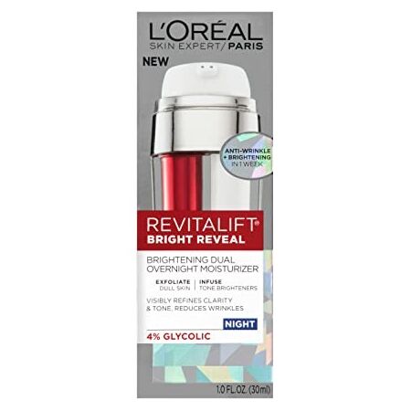 L'Oréal Paris Revit. Bright Reveal Doble Hidratación de Noche