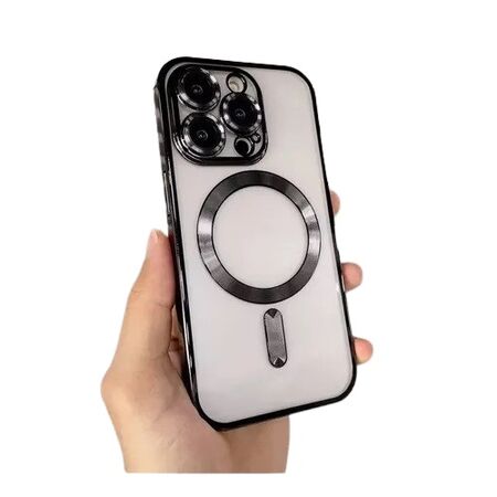 Cover Transparente con Bordes de Colores