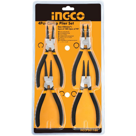 Ingco HCCPS01180 Kit de Pinzas Clip
