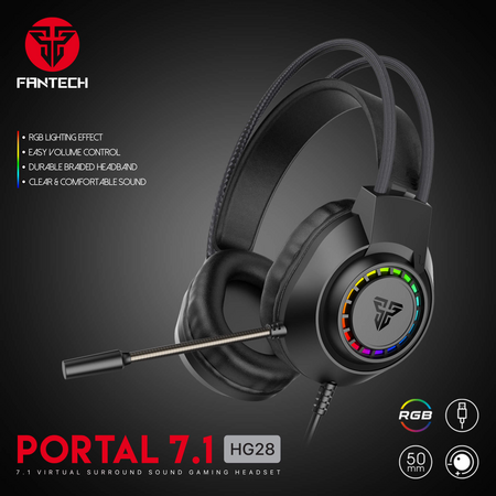 Fantech HG28 Portal Audífonos Gaming RGB