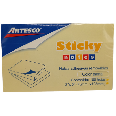 Artesco Notas Adhesivas Removibles