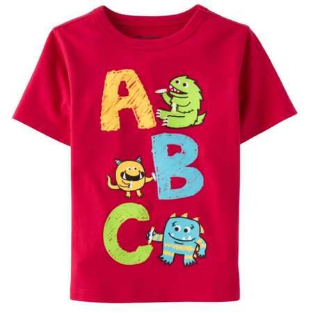 The Children's Place Ruby Camiseta ABC