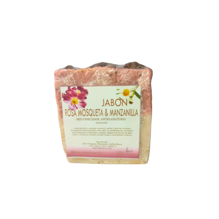Laia Natural Organic Jabón Rosa Mosqueta y Manzanilla