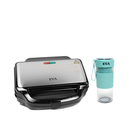 Kit de Sandwichera y Licuadora Portátil Recargable