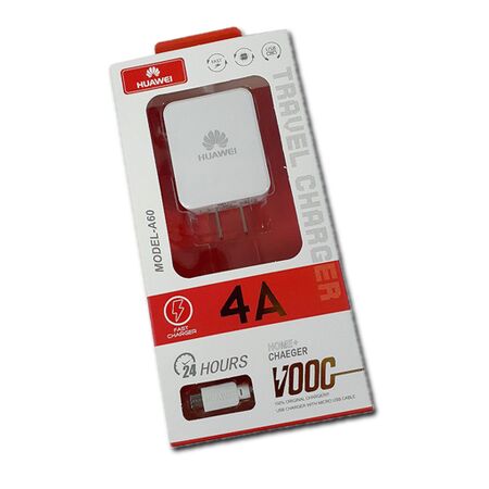Huawei A60 Cargador Micro USB de Carga Rápida, Blanco