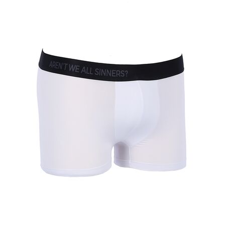 ARENT WE ALL SINNERS? Boxer Trunk Blanco Microfibra