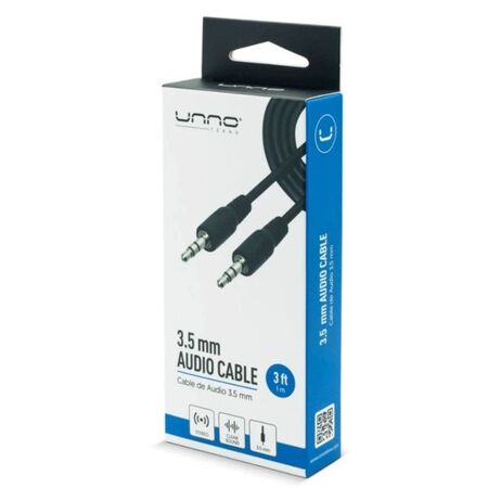 Unno Cable de Audio, cable auxiliar Estereo 3.5MM