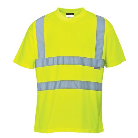 Portwest Camiseta Verde Reflectiva de Alta Visibilidad